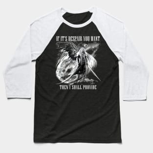 Sephiroth FF7 The One Winged Angel Baseball T-Shirt